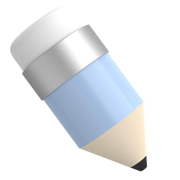 3D- Bleistift 3D-Illustration 3D-Rendering
