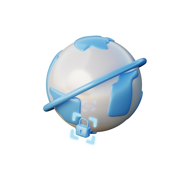 3D-Browser-Illustration