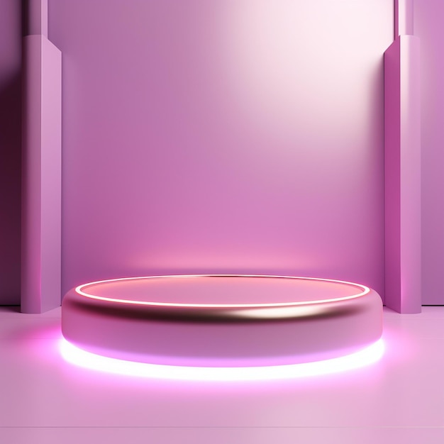 3D-Bühne für Produkt Podium Design Schöne Produkt-Display-Hintergrund