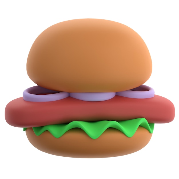 Foto 3d-burger