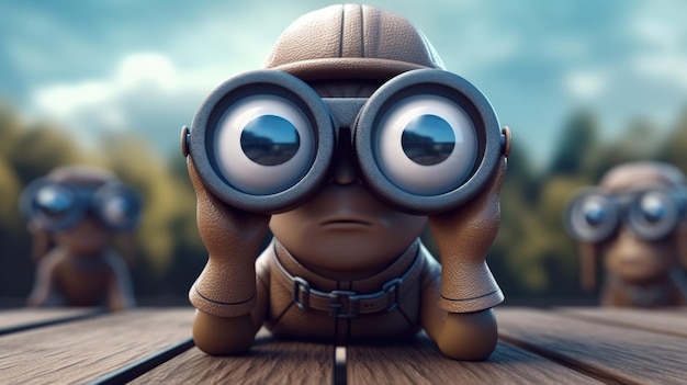 Minions para, um olho papel de parede HD