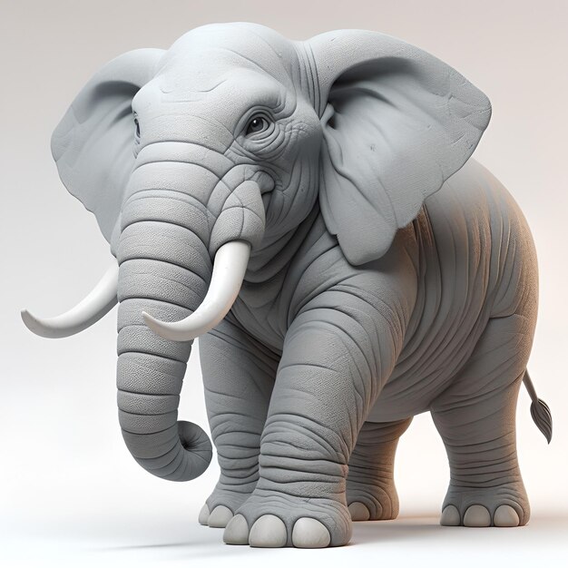 3D-Charakter Elefant