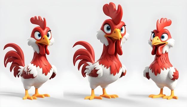 3D-Charakter-Satz von Rooster