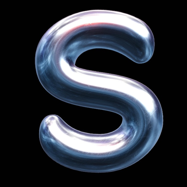 3D-Chrombuchstaben und -zahlen