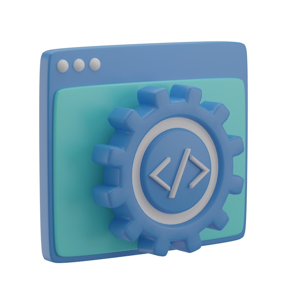 3D-Codeoptimierungsillustration