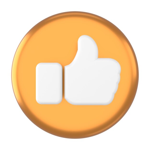 3D como icono ilustración 3D