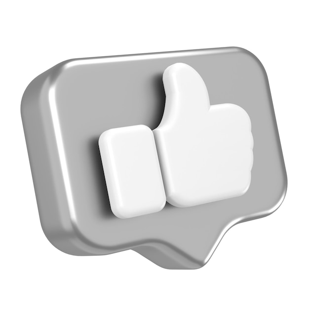3D como icono ilustración 3D