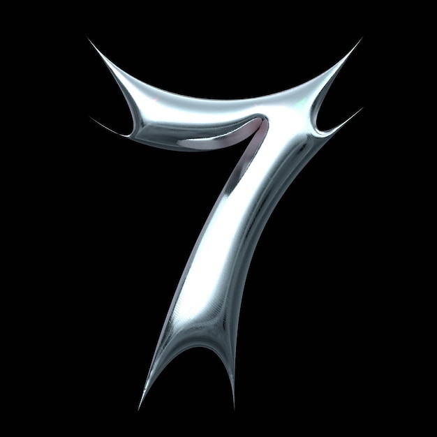 3d cromo número 7