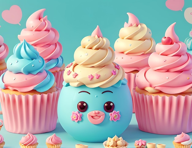 3D-Cupcake-Foto