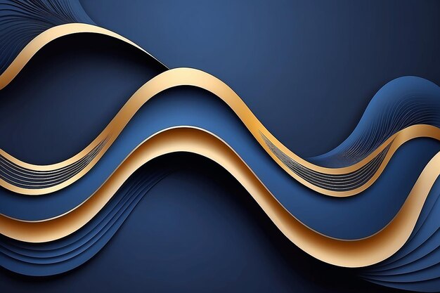 3D curva de onda moderna apresentação abstrata de fundo