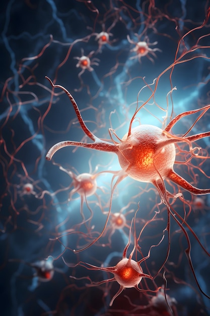 3D-Darstellung aktiver Nervenzellen