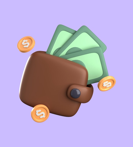 3D-Darstellung des Finanzsymbols für Unternehmen