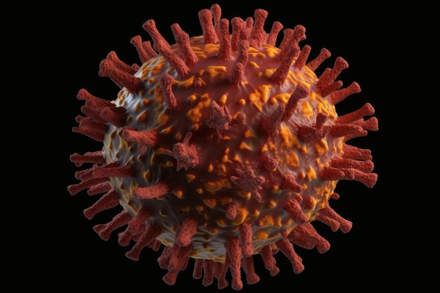 3D-Darstellung eines Virus