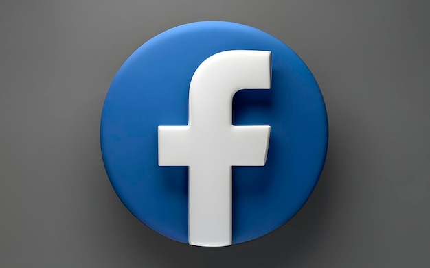 Foto 3d-facebook-logo