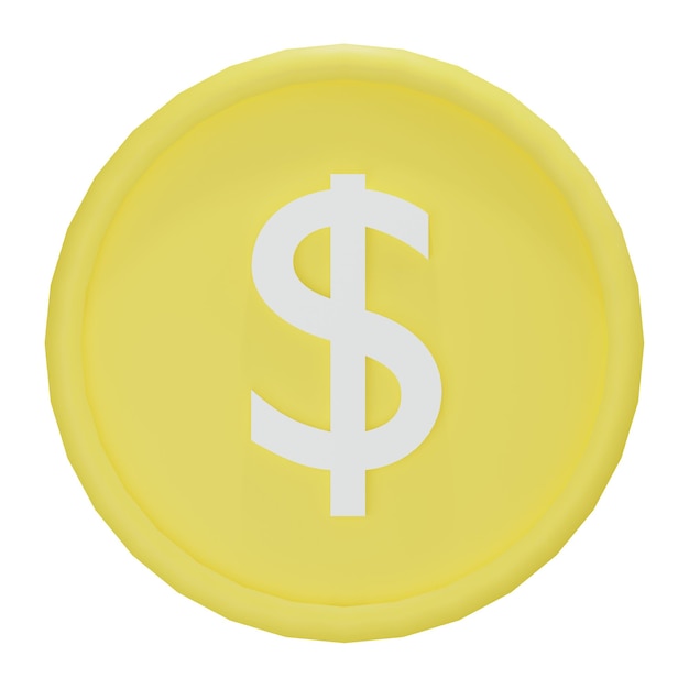 3D-Finanzsymbol