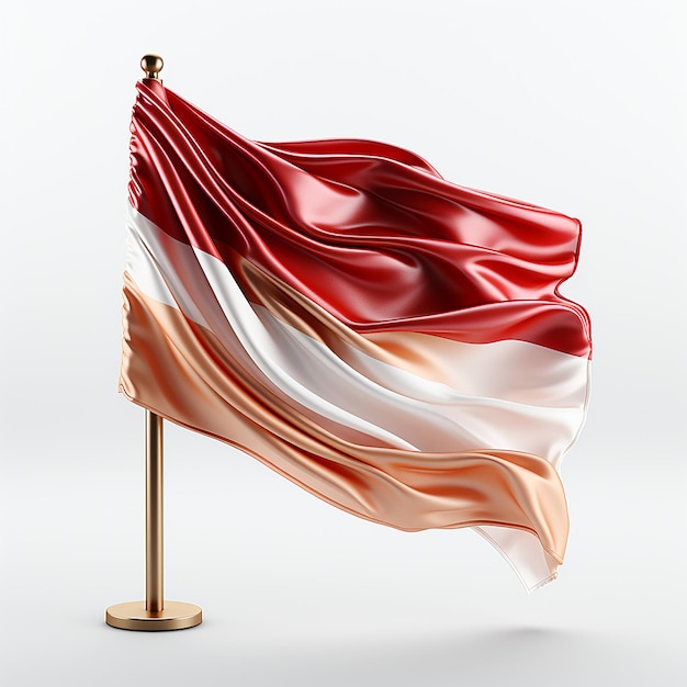 3d_flag_clean_white_background_product_photography