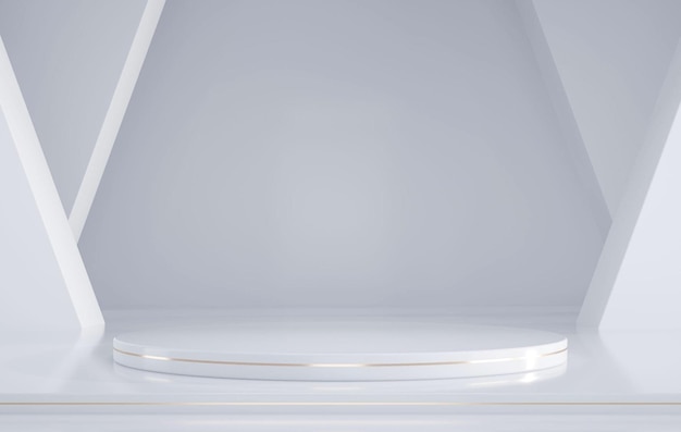 3d fondo blanco abstracto arquitectura natural fondo blanco vacío fondo de pared conceptual