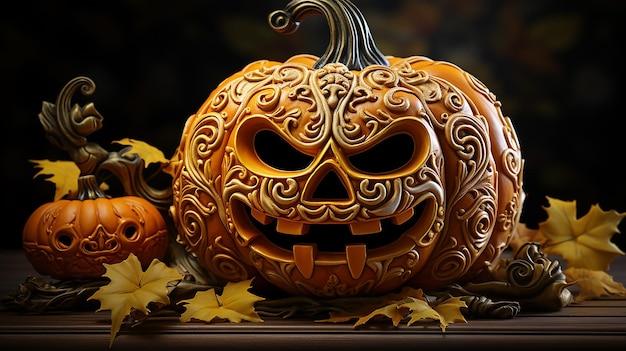 3D-Foto des Halloween-Designs