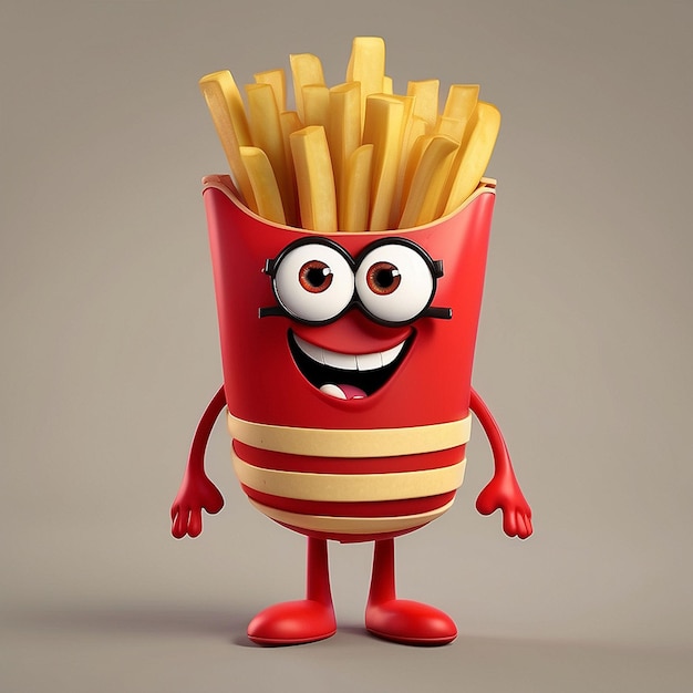 3d-Frites-Charakter