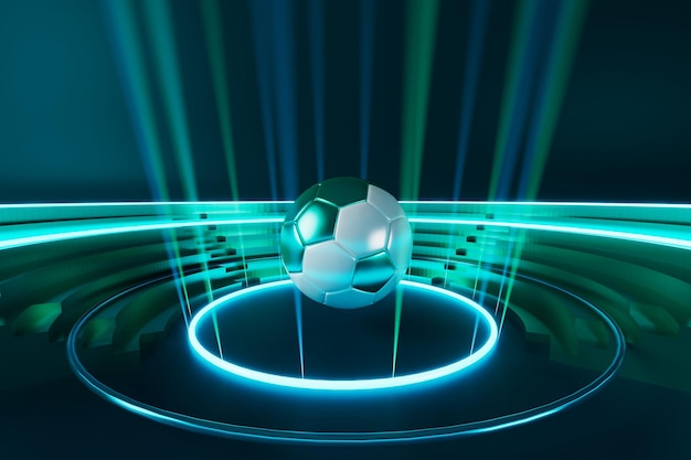 3D-Fußballbälle Objekt Sportball Design