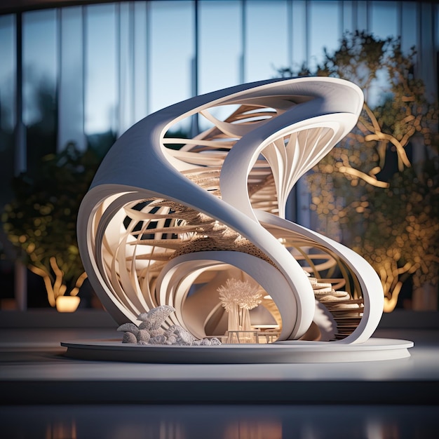 3D-gedrucktes Architekturkonzept