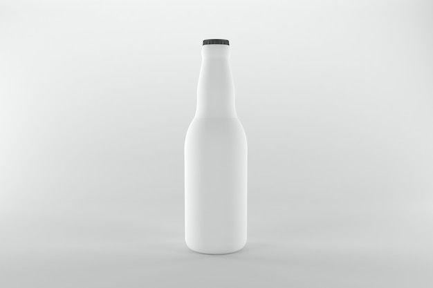 3D gerenderte Flaschen-Mockup-Vorlage