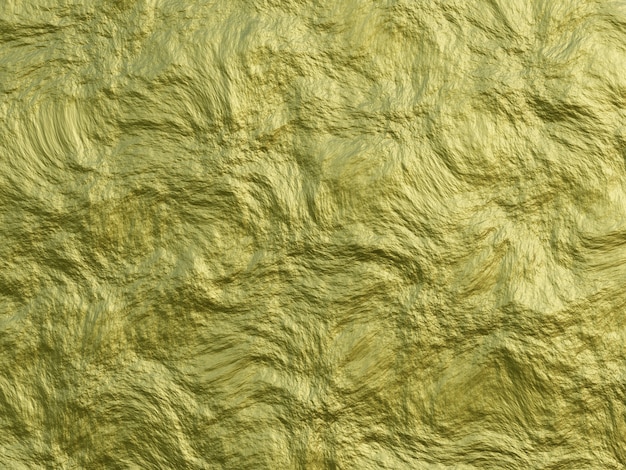 3D gerenderte Goldhintergrund Luxus glänzende Gold Textur feinkörnige Oberfläche.