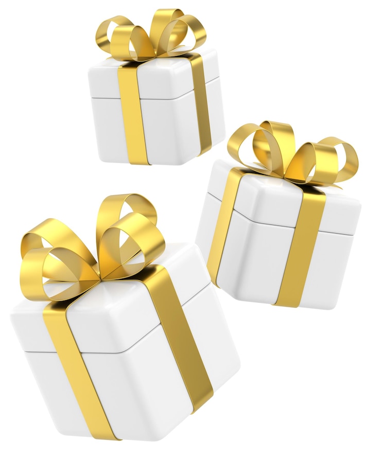 Foto 3d-geschenkkiste 3d-illustration