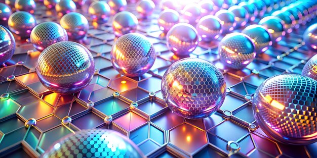 3D glänzende abstrakte digitale Muster mit weichem Glanz als Tech-Branding-Hintergrundkonzept als abstraktes