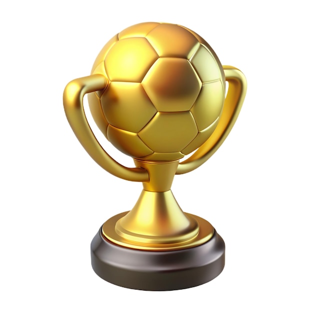 3D Goldene Trophäe Luxus 3D-Goldene Trophöe