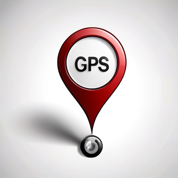 3d gps icono pin marcador ubicación mapa punteros