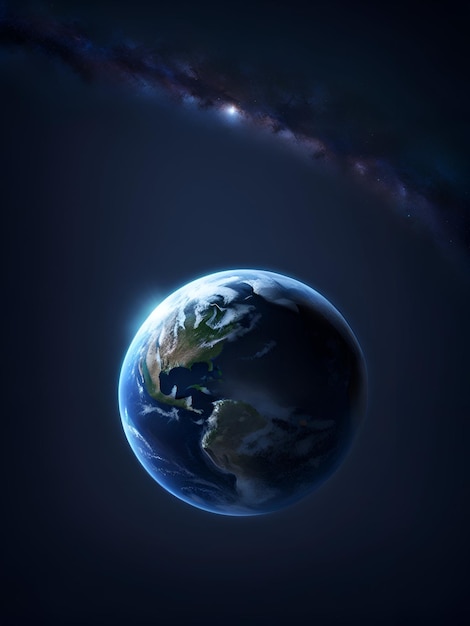 3D-Hintergrund des Planeten Erde