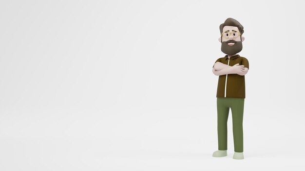 3D Hombre Casual Freelance