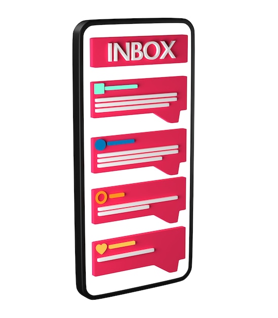 3D-Icon-Illustrationen für Werbung