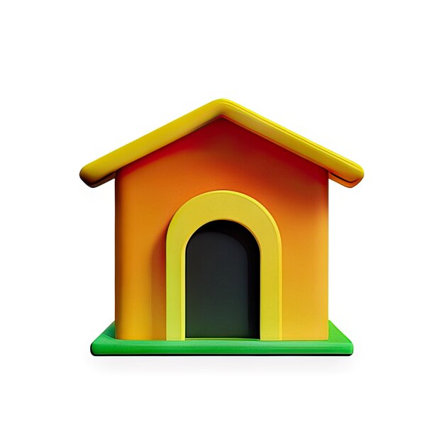 Foto 3d-ikonen für häuser