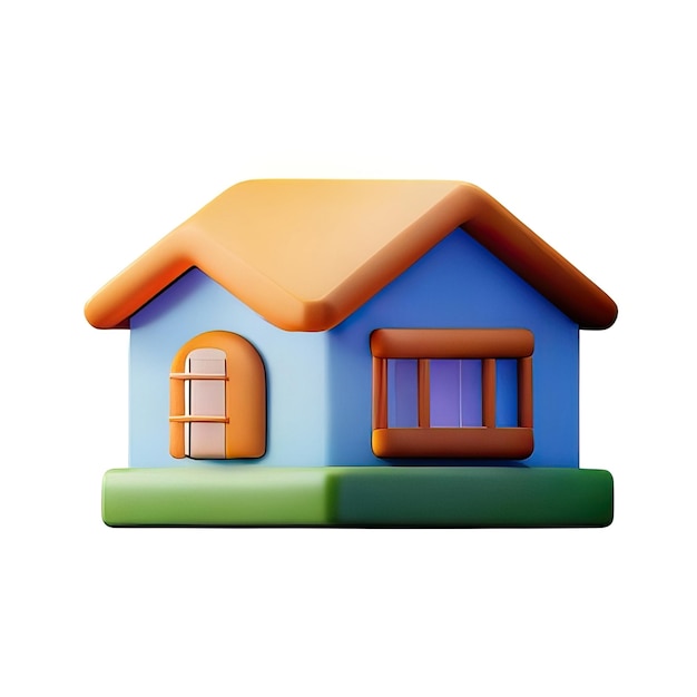 Foto 3d-ikonen für häuser