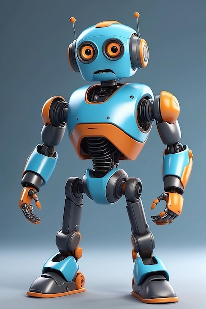 3D-Illustration des Roboters