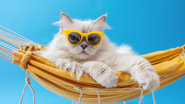 3D-Illustration im Cartoon-Stil von Cat