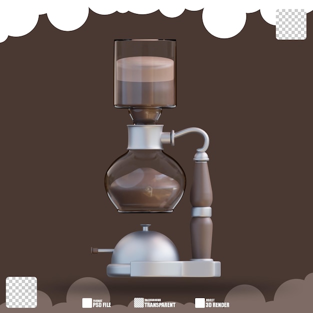 3D-Illustration Siphon 3