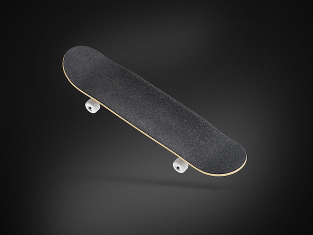 3D-Illustration Skateboard isoliert