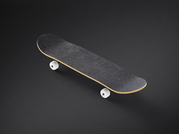 3D-Illustration Skateboard isoliert