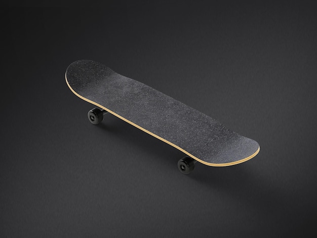 3D-Illustration Skateboard isoliert