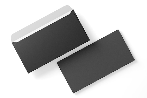 3D-Illustration Umschlag A5-Format isoliert