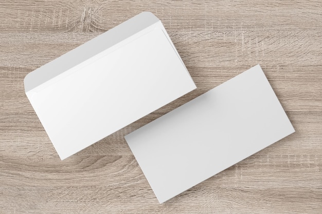3D-Illustration Umschlag A5-Format isoliert