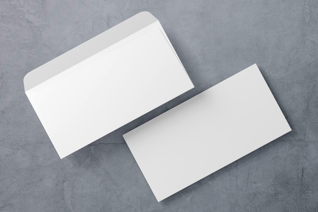 3D-Illustration Umschlag A5-Format isoliert