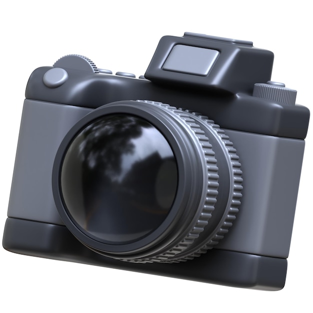 3D-Illustrationsmixer, der Kamera-Gadget und -Technologie wiedergibt