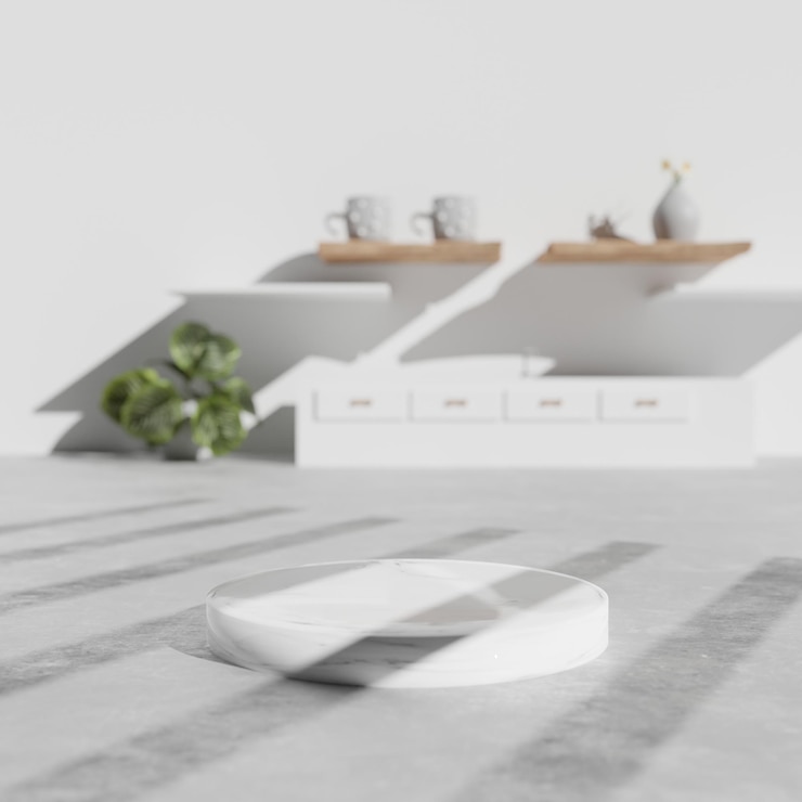 Foto 3d ilustração trabalho pódio de madeira
