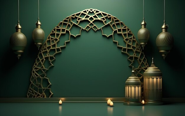 3D islamic_arabic_luxury_pattern_background