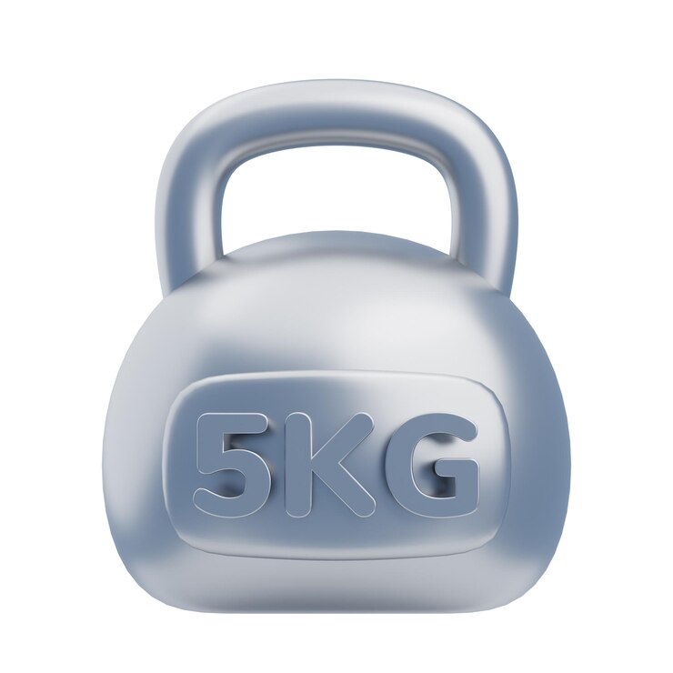 Foto 3d-kämpfkunst-training kettlebell 5 kg