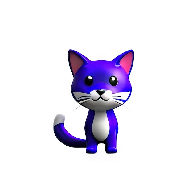 3D-Katzen-Illustration